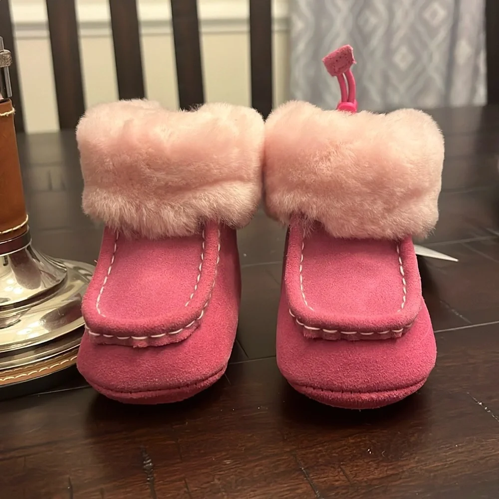 Ugg Australia I Gage Infant Baby Booties Boots Girls Size 0/1 Shoes 0-6 Months